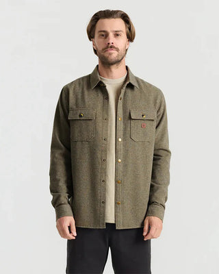 Roark Nordsman Long Sleeve Flannel - Dusty Green