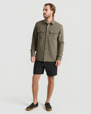Roark Nordsman Long Sleeve Flannel - Dusty Green