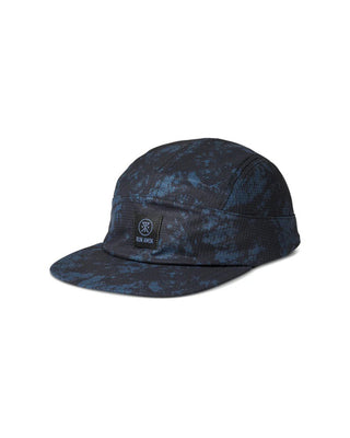 Roark Run Bless Up Camper Strapback Hat - Navy Tie Dye