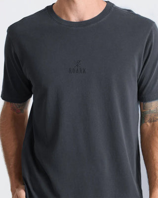 Roark Safecamp Embroidery Premium Short Sleeve T-Shirt - Charcoal