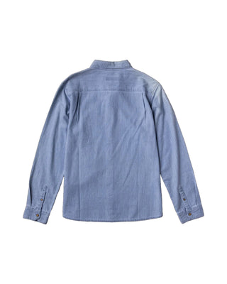Roark Scholar Chambray Button Up Shirt - Bleached