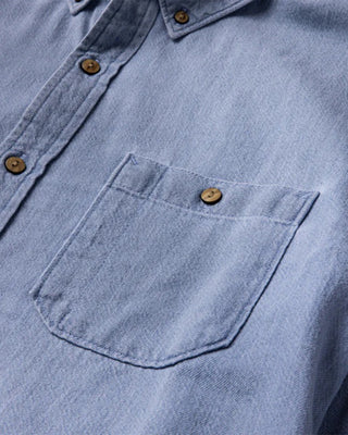 Roark Scholar Chambray Button Up Shirt - Bleached