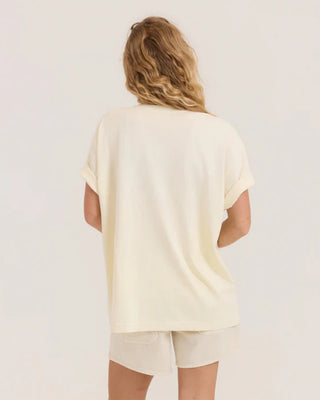 Roark Women's Seaweed Queen Oversized Premium Short Sleeve T-Shirt - Bone