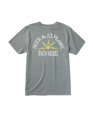 Roark Seek & Explore Premium Short Sleeve T-Shirt - Hazy Blue