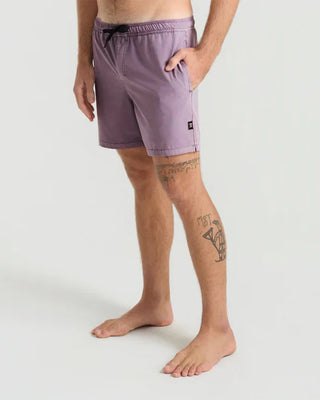 Roark Shorey 16" Trunks - Washed Dusty Lilac