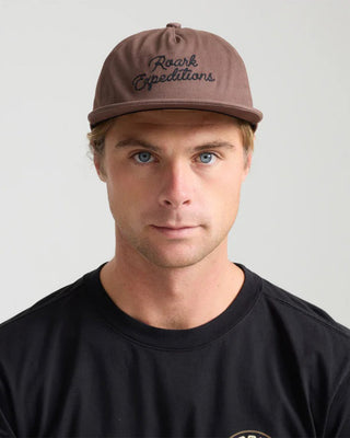 Roark Venture Expeditions Snapback Hat - Cocoa Bean