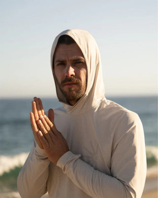 Roark Venture UPF Hoodie - Off White 2