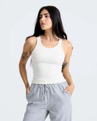 Roark Women's Wind Worn Tank Top - Bone