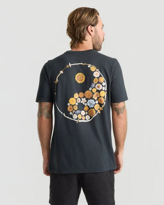 Roark Yin Yang Forage Premium Short Sleeve T-Shirt - Vintage Black