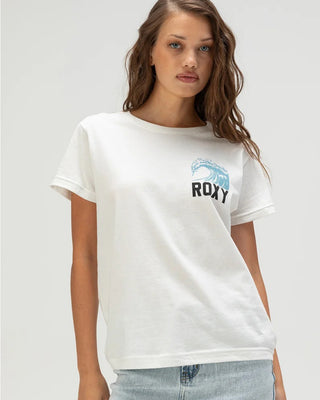 Roxy Women's Adventures In Paradise Short Sleeve T-Shirt - White