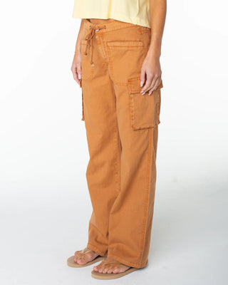 Roxy Women's A La Cargo Pant - Bran Solid
