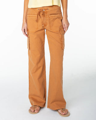 Roxy Women's A La Cargo Pant - Bran Solid