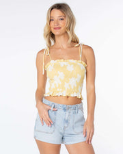 Roxy Women's Avalon Tube Top - Raffia Wild Waikiki