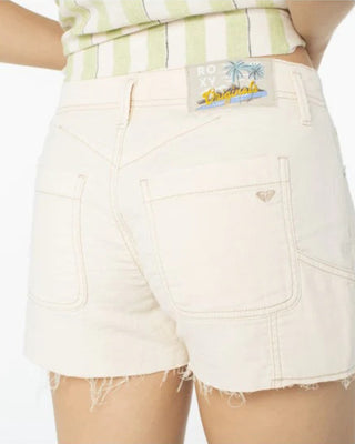 Roxy Women's Beachrock Shorts - Parchment Solid