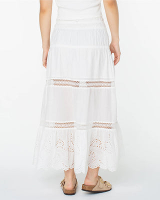 Roxy Women's Castaway Maxi Skirt - Snow White Solid