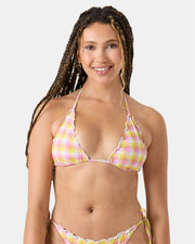 Roxy Women's Check Me Out Mini Tiki Tri Top