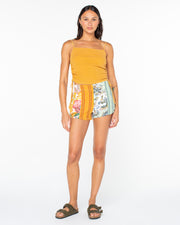 Roxy Women's Chromatic Tides Shorts - Egret Multi Print Sangria Tropics