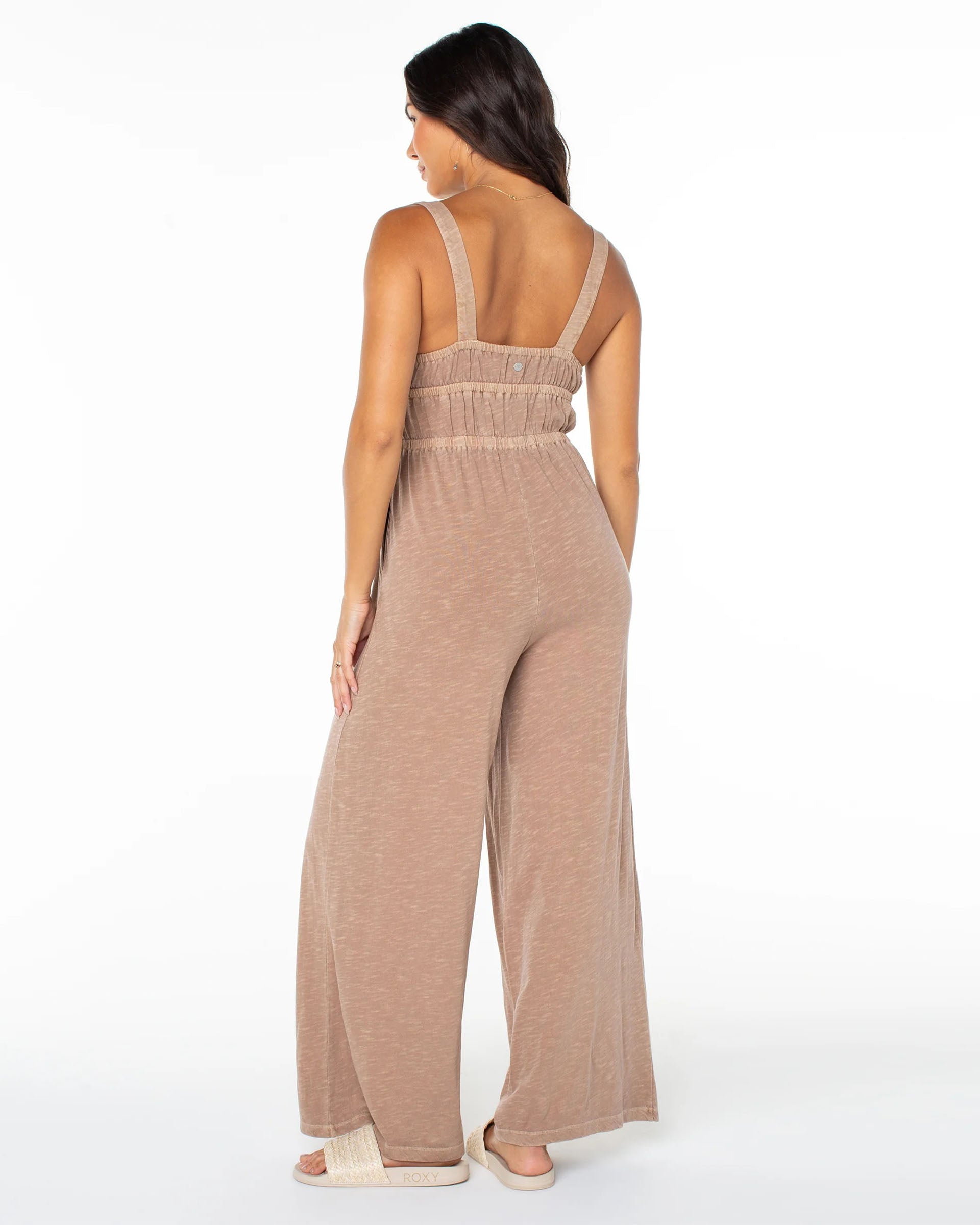 Roxy Women's Clover Jumpsuit - Brownie Solid