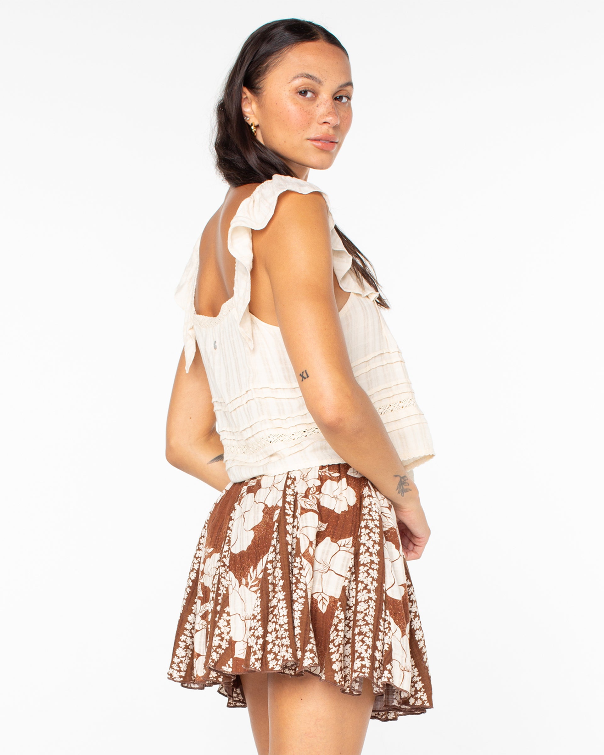 Coastal Rays Top - Parchment