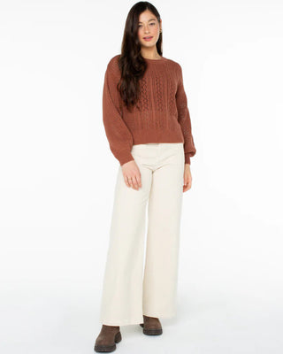 Roxy Day Break Open Knit Sweater