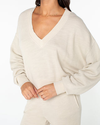 Roxy Women's Dream Thing Sweater - Cement