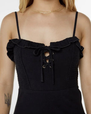 Roxy Women's Drive In Dress - Phantom Solid