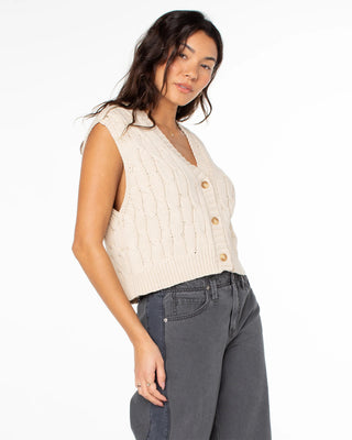 Roxy Women's Easy A Vest - Parchment