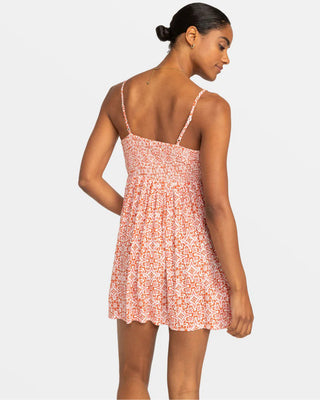 Roxy Women's Evening Glow Front Twist Mini Dress