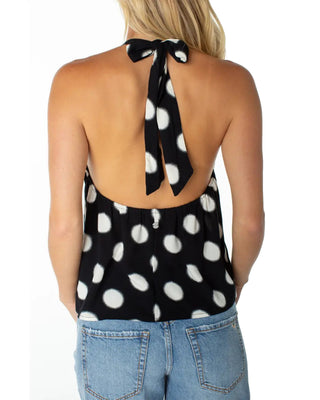 Roxy Women's Fairweather Split Front Halter Top - Anthracite