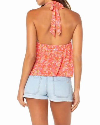 Roxy Women's Fairweather Top - Hot Coral