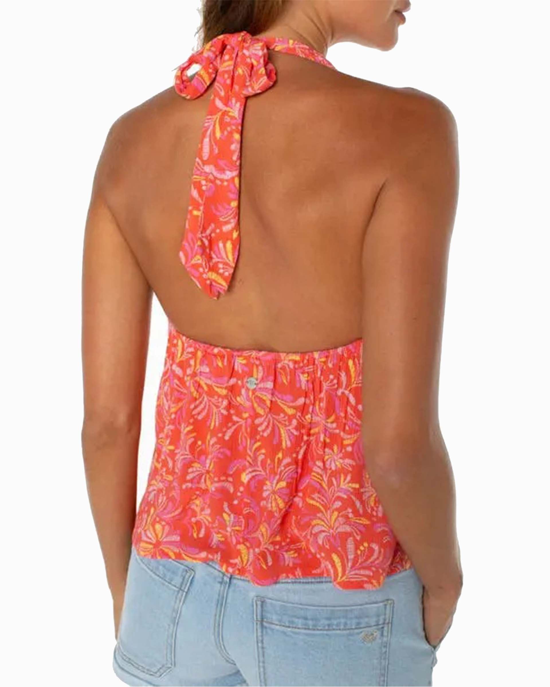 Roxy Women's Fairweather Top - Hot Coral