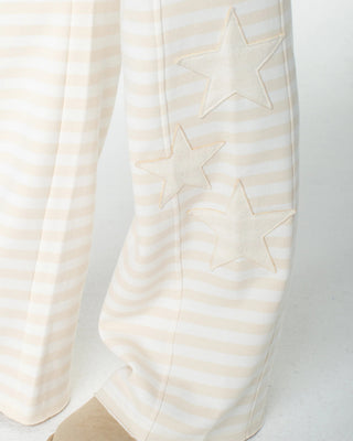 Roxy Women's Fringing Reefs Pant - Parchment Freebird Stripe