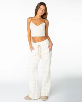 Roxy Women's Fringing Reefs Pant - Parchment Freebird Stripe