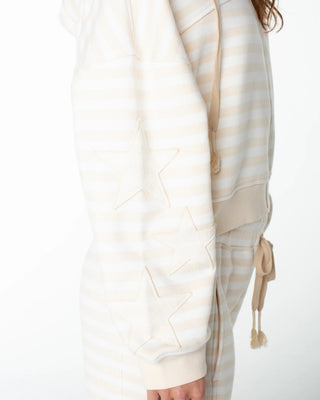 Roxy Women's Fringing Reefs Stripe Top - Parchment Freebird Stripe