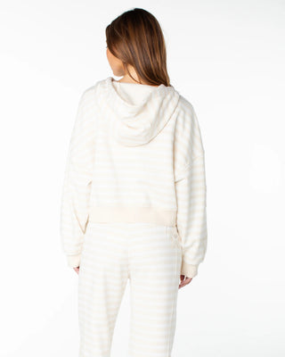 Roxy Women's Fringing Reefs Stripe Top - Parchment Freebird Stripe