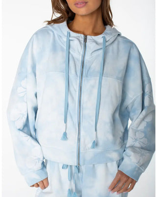 Roxy Women's Fringing Reefs Zip Hoodie - Cerulean