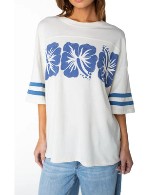 Roxy Women's Game Day Oversized T-Shirt - Cloud Dancer