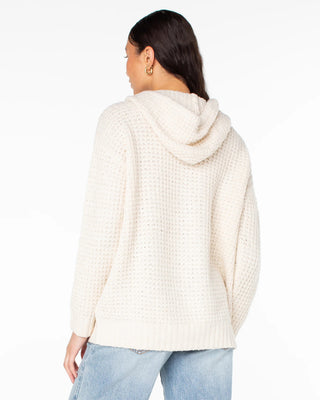 Roxy Women's Glassy Mornings Zip-Up Hoodie - Parchment