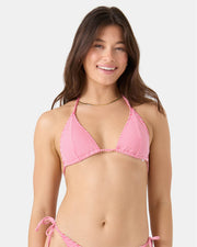 Roxy Women's Good Vibes Mitered Tiki Tri Top