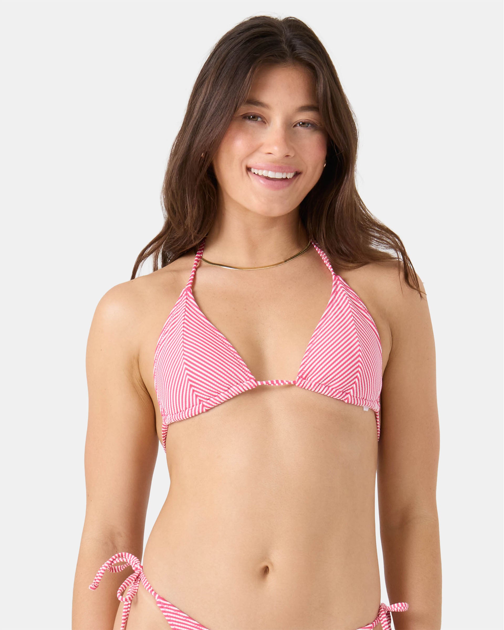 Roxy Women's Good Vibes Mitered Tiki Tri Top