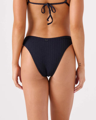 Roxy Women's Haleiwa Scoop Cheeky Bikini Bottom - Anthracite