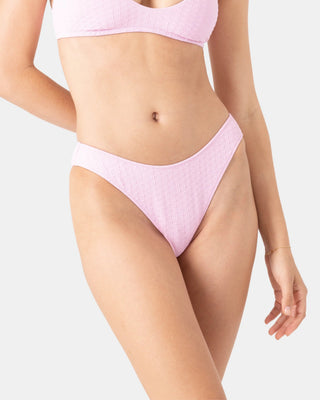 Roxy Women's Haleiwa Scoop Cheeky Bikini Bottom - Lilac Sachet