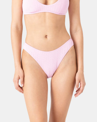 Roxy Women's Haleiwa Scoop Cheeky Bikini Bottom - Lilac Sachet
