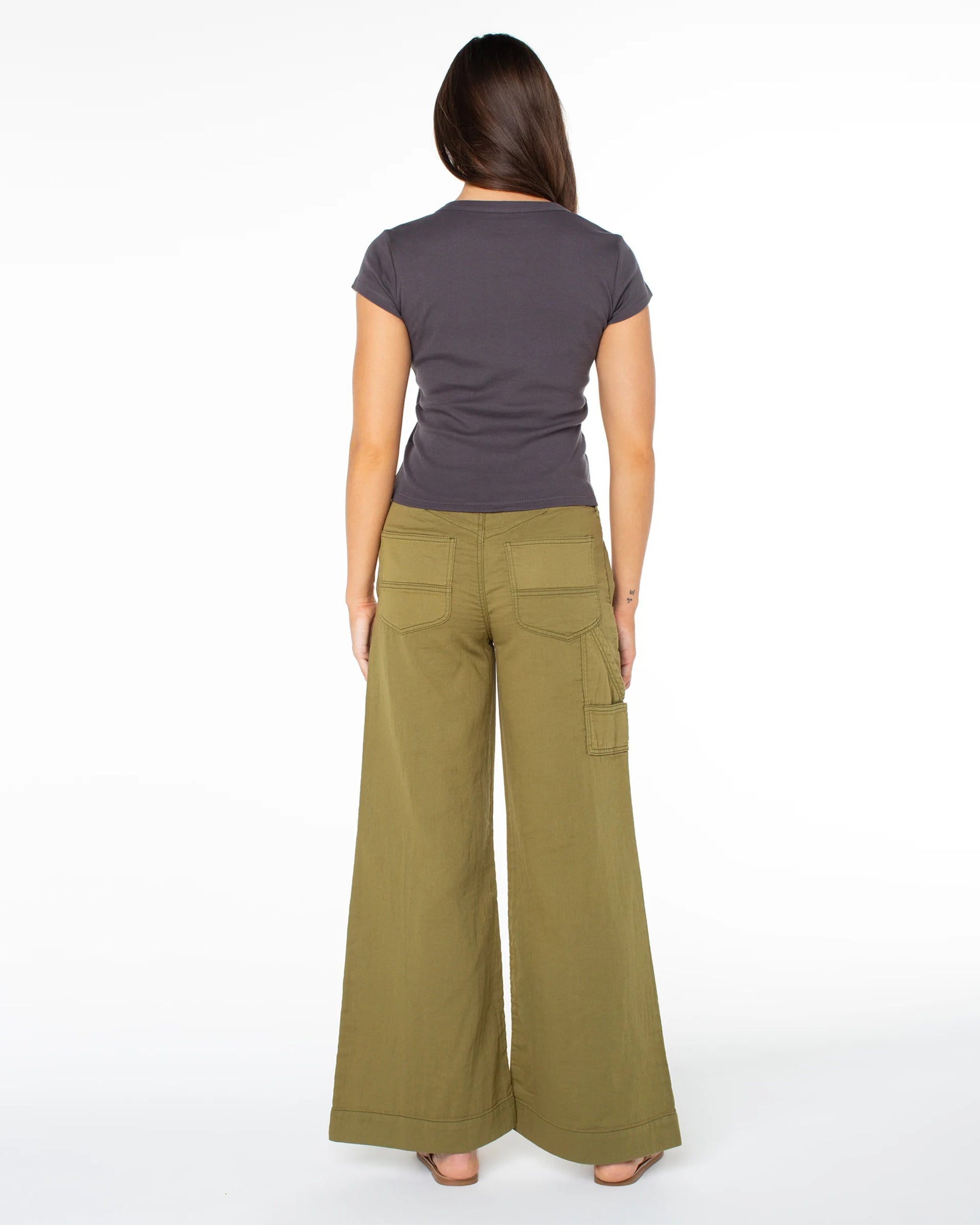 Roxy Women's Heritage Stripe 90's Baby Tee - Phantom