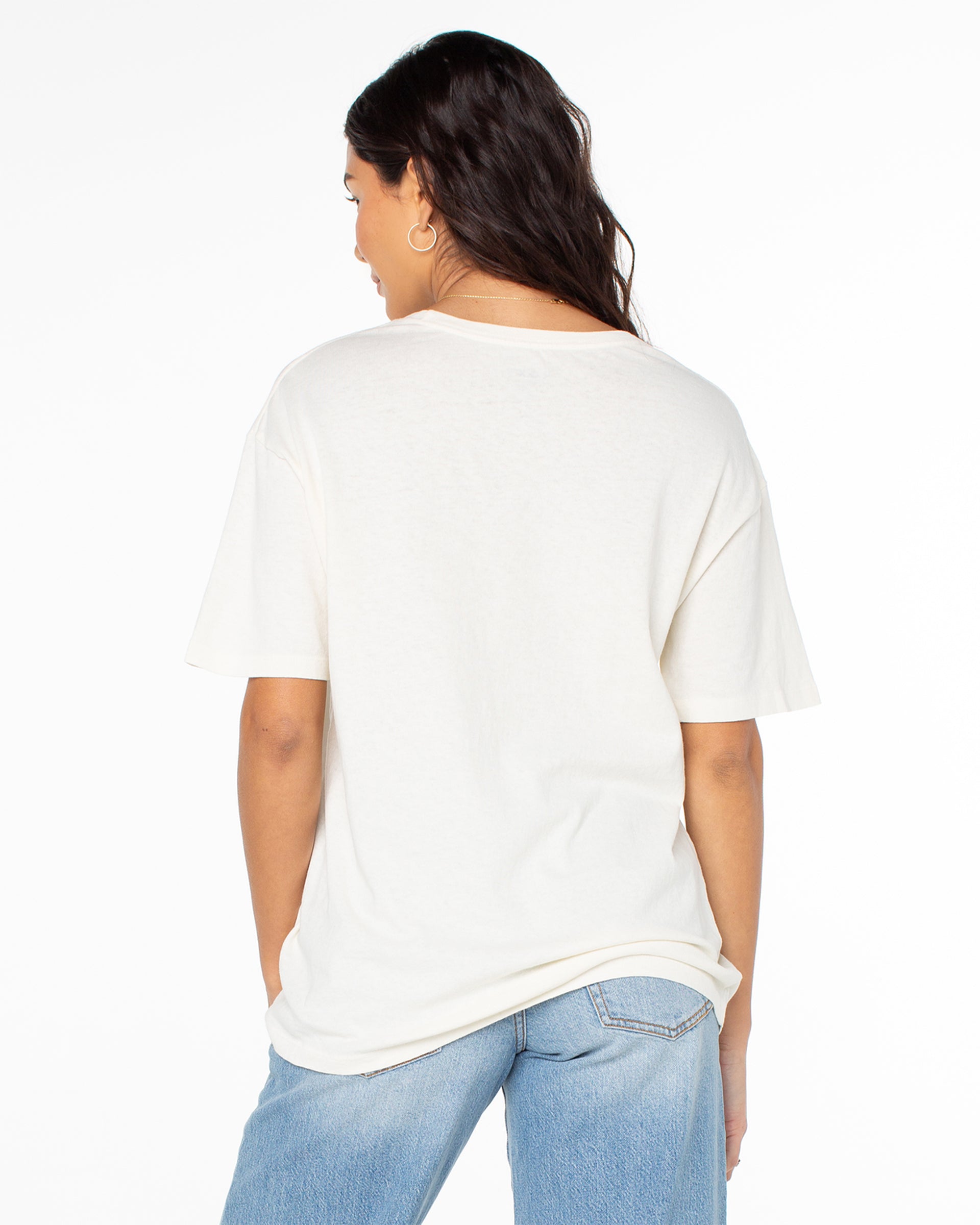 Roxy Women's Hibiscus Spray Short Sleeve T-Shirt - Egret Hibiscus spray