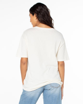 Roxy Women's Hibiscus Spray Short Sleeve T-Shirt - Egret Hibiscus spray