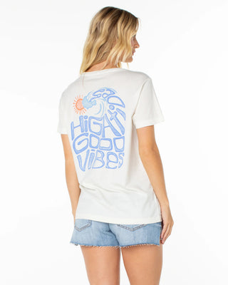 Roxy Women's High Tides Short Sleeve T-Shirt - Dew High Tides