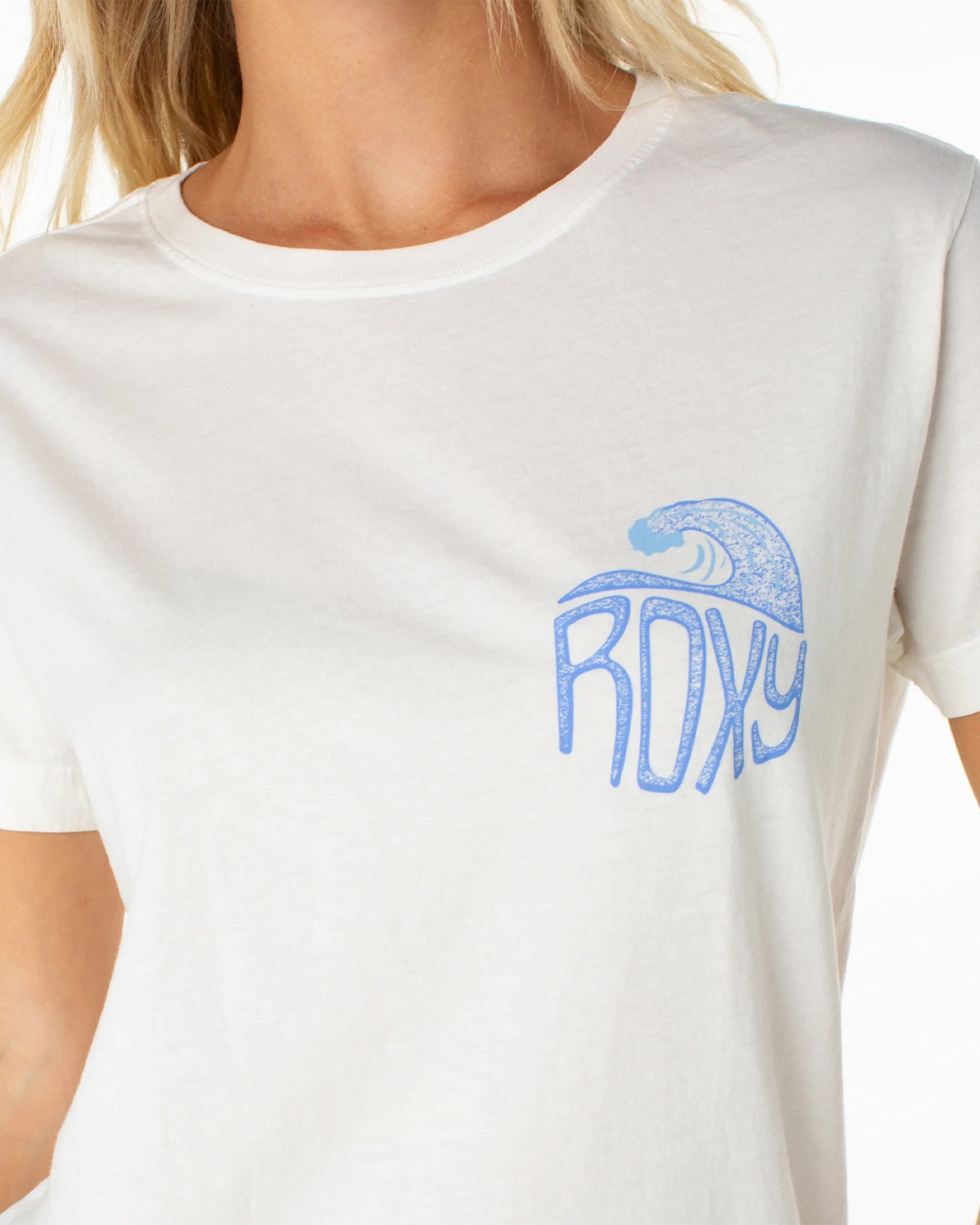 Roxy Women's High Tides Short Sleeve T-Shirt - Dew High Tides