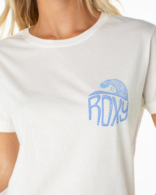Roxy Women's High Tides Short Sleeve T-Shirt - Dew High Tides
