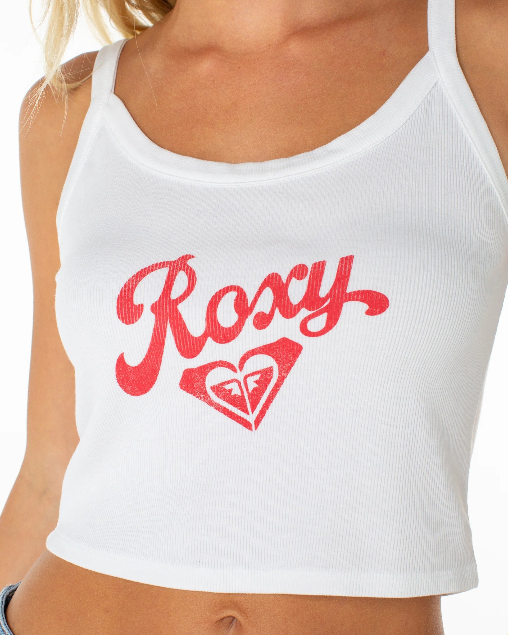 Roxy Women's Home Team Wanderer Tank Top - Cloud Dancer Home Team